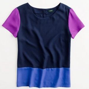 Jcrew Factory Colorblock Shirt